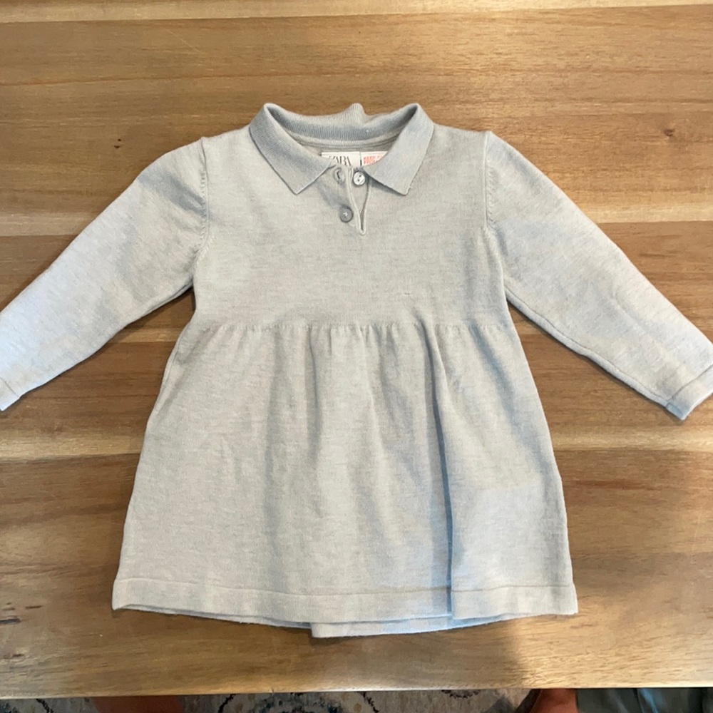 Grey cashmere dress